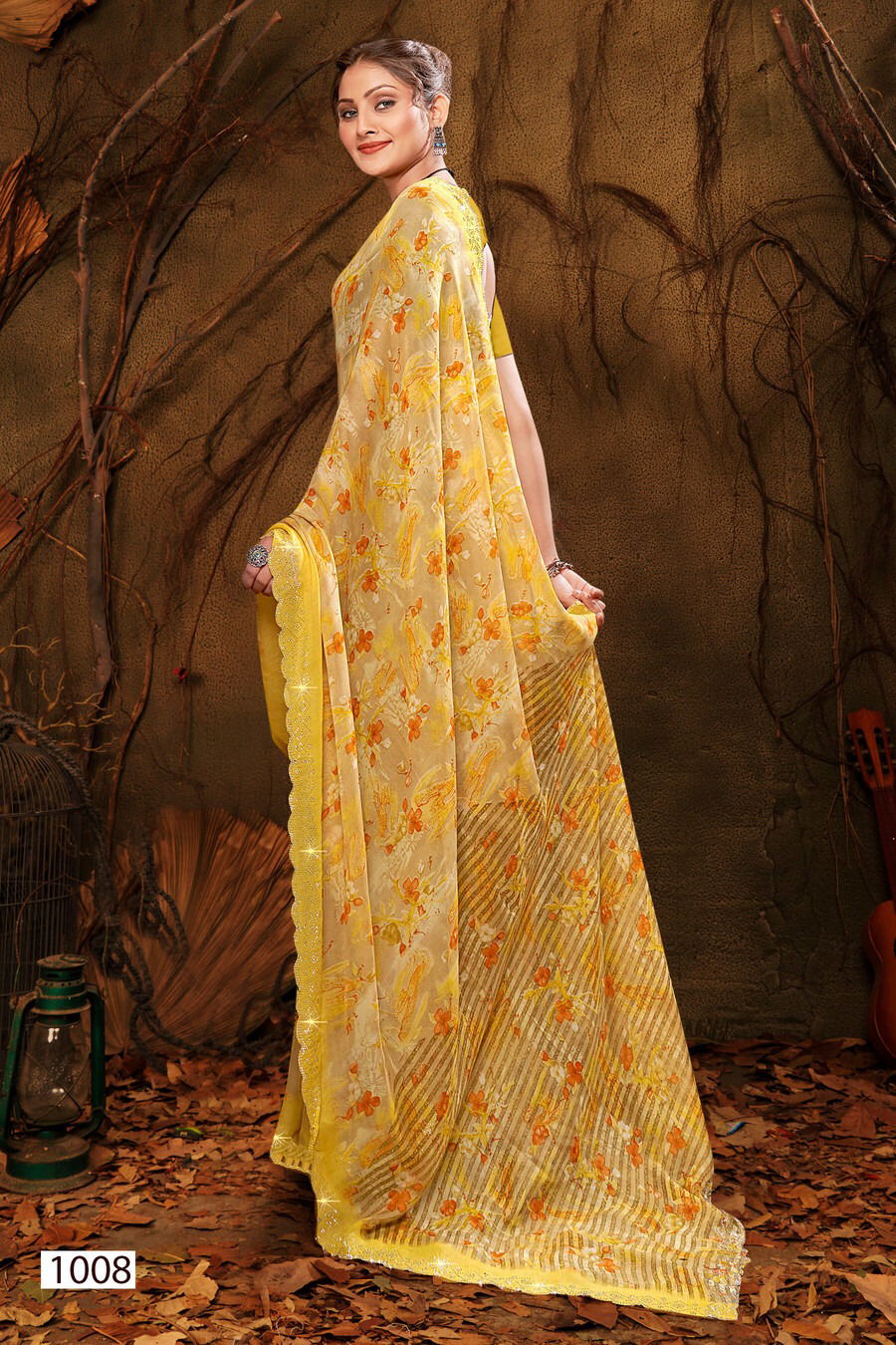 Vanilla Vol 1 By Saroj Printed Weightless Georgette Sarees Wholesale Market In Surat